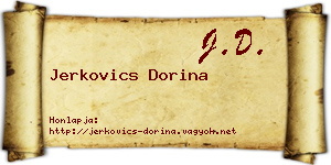 Jerkovics Dorina névjegykártya